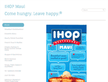 Tablet Screenshot of ihopmaui.com